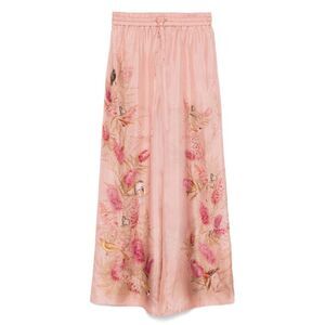 Zimmermann Women Cascadian Printed Silk Trousers